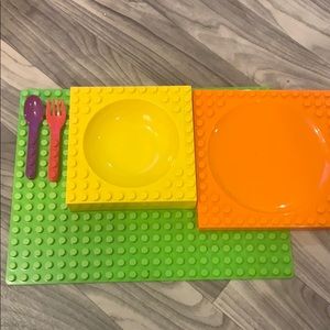 Feeding set compatible with LEGO Duplo